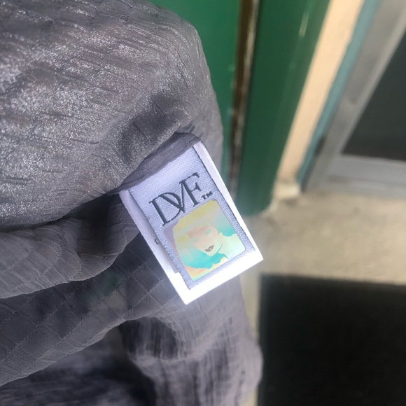 Grey DVF Sheer Jacket - Picture 3 of 5